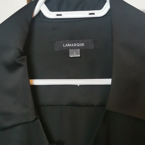 NWOT Black, long sleeve blouse - Picture 3 of 8